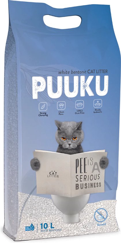 Litière pour chat Puuku sans odeur 10L | bol.com
