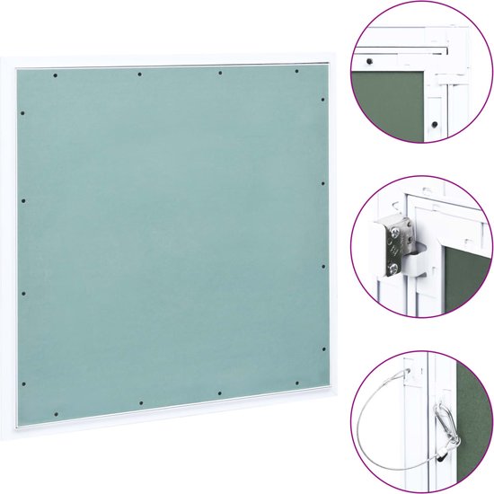 The Living Store Inspectieluik Groene Gipsplaat 600 x 600 mm