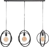 PW-Collection - 3L Turn around Hanglamp - E27 Fitting - Charcoal - Hanglampen Eetkamer, Woonkamer, Industrieel, Plafondlamp, Slaapkamer, Designlamp voor Binnen