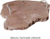 Balivie - Klengh - Serveerplank - Touw handgrepen - Diameter 35 cm - Dikte 2.5 cm