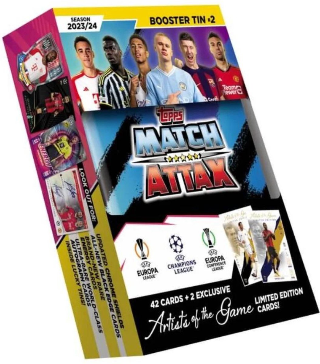 Topps Match Attax UEFA Champions League 2023/2024 Booster Tin Games bol