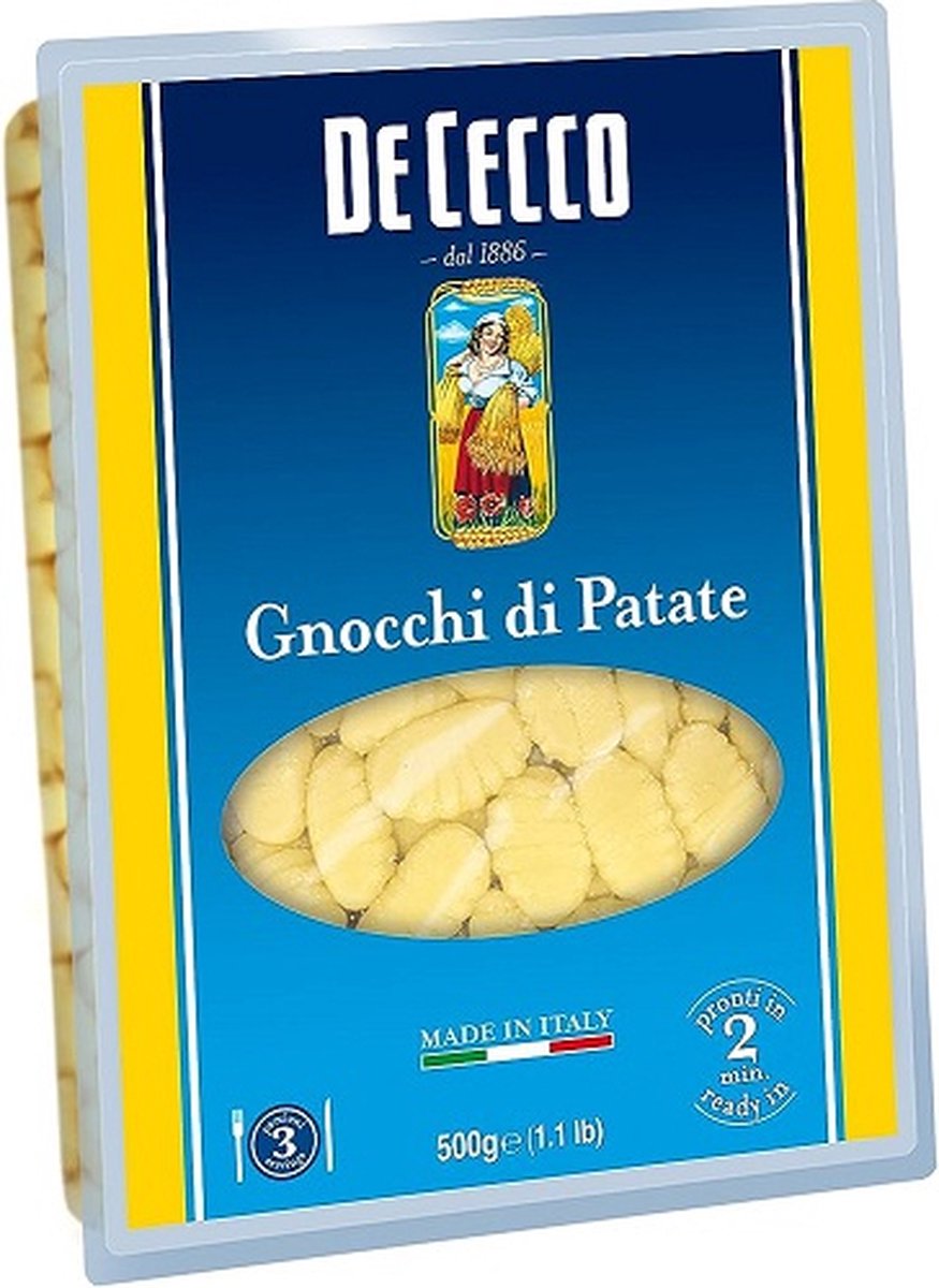 De Cecco Gnocchi di Patate - verpakking van 500 g