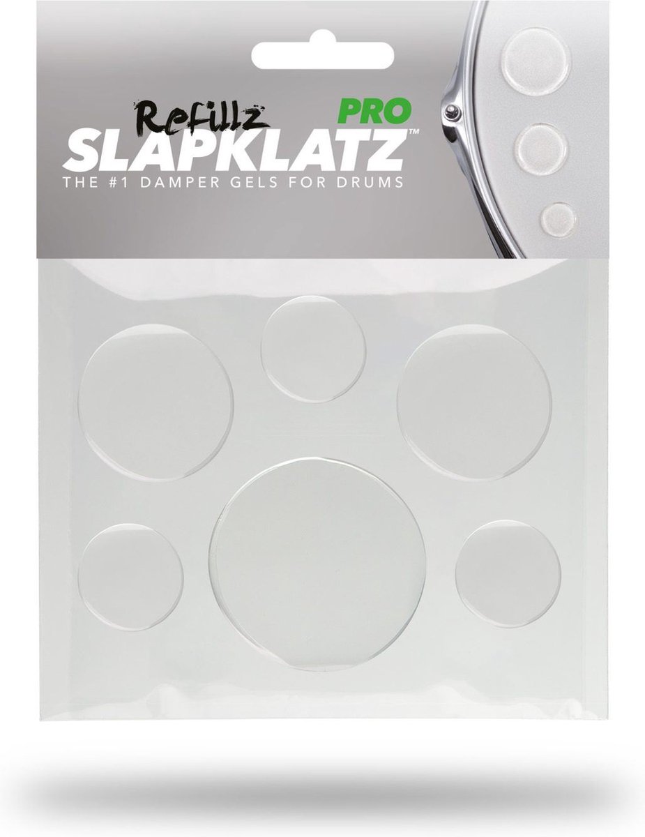 SlapKlatz SlapKlatz Pro Refillz - Clear - Dempers, gel, transparant, navulling