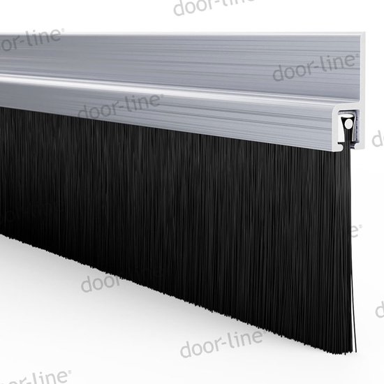 Handson tochtstrip met borstel breed aluminium 250 cm kopen? Tochtwering Handson tochtstrip met borstel breed aluminium 250 cm kopen? Tochtwering
