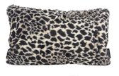 Hairy Leopard Cream Kussenhoes | 30 x 50 cm | Polyester / Imitatiebont