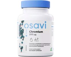 Chromium Picolinate - 200 mcg zuiver chroom per capsule - 120 vegan capsules - Osavi