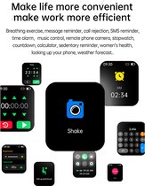 2023 Smart Watch Horloge Militaire Waterdichte Horloge Fitness Gezondheid Tracken 100+ Sport Opties Sport Smartwatch Bluetooth Bellen Krachtige 380Mah Batterij
