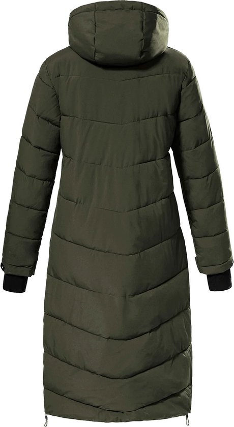 killtec dames Winterjas/jas in donslook met capuchon KOW 62 WMN QLTD CT, black, 38, 38642-000