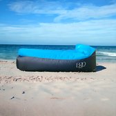 BRD Plein air | Canapé Lounge Air Bed Air Sit Blauw | Pouf de camping | Airbag waterproof de plage | Étanche | Chaise de camping Canapé de camping pouf Chaise longue