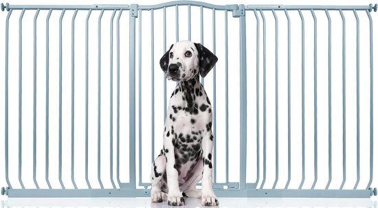 Bettacare Barrière Elite Extra Haute Pour Chien, 71 Cm - 80 Cm, Noir Mat, Extra Haute 100 Cm De Hauteur, Barrière Pour Chien Et Chiot, Installation Facile