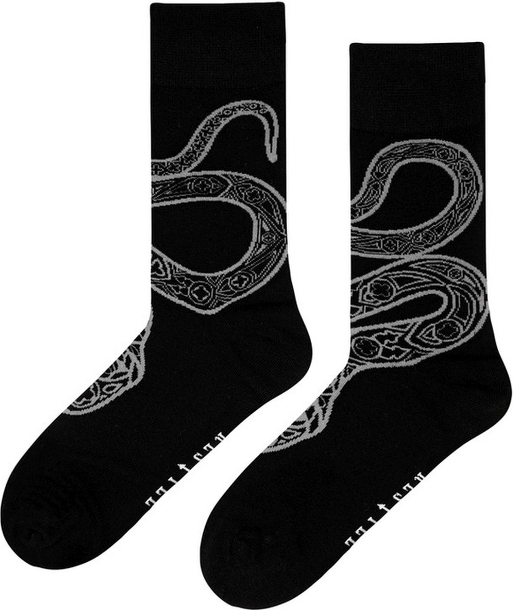 Restyle - Cathedral Snake Sokken - 35/38 - Zwart