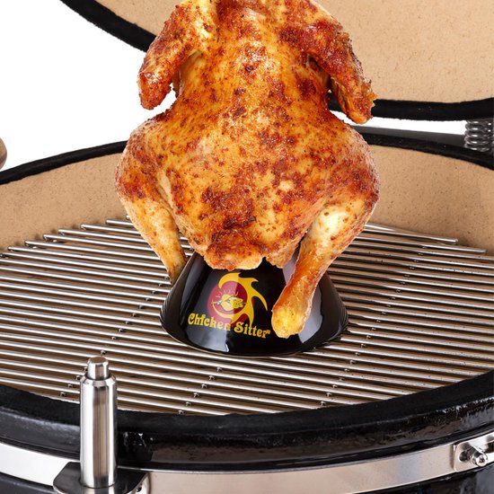 BBQdirect - Keramische Chicken Sitter - Kip - Beercan Chicken - Chicken Stand - BBQ Kipstandaard - Bierkip - Barbecue Accessoires - BBQ Gereedschap - BBQDirect