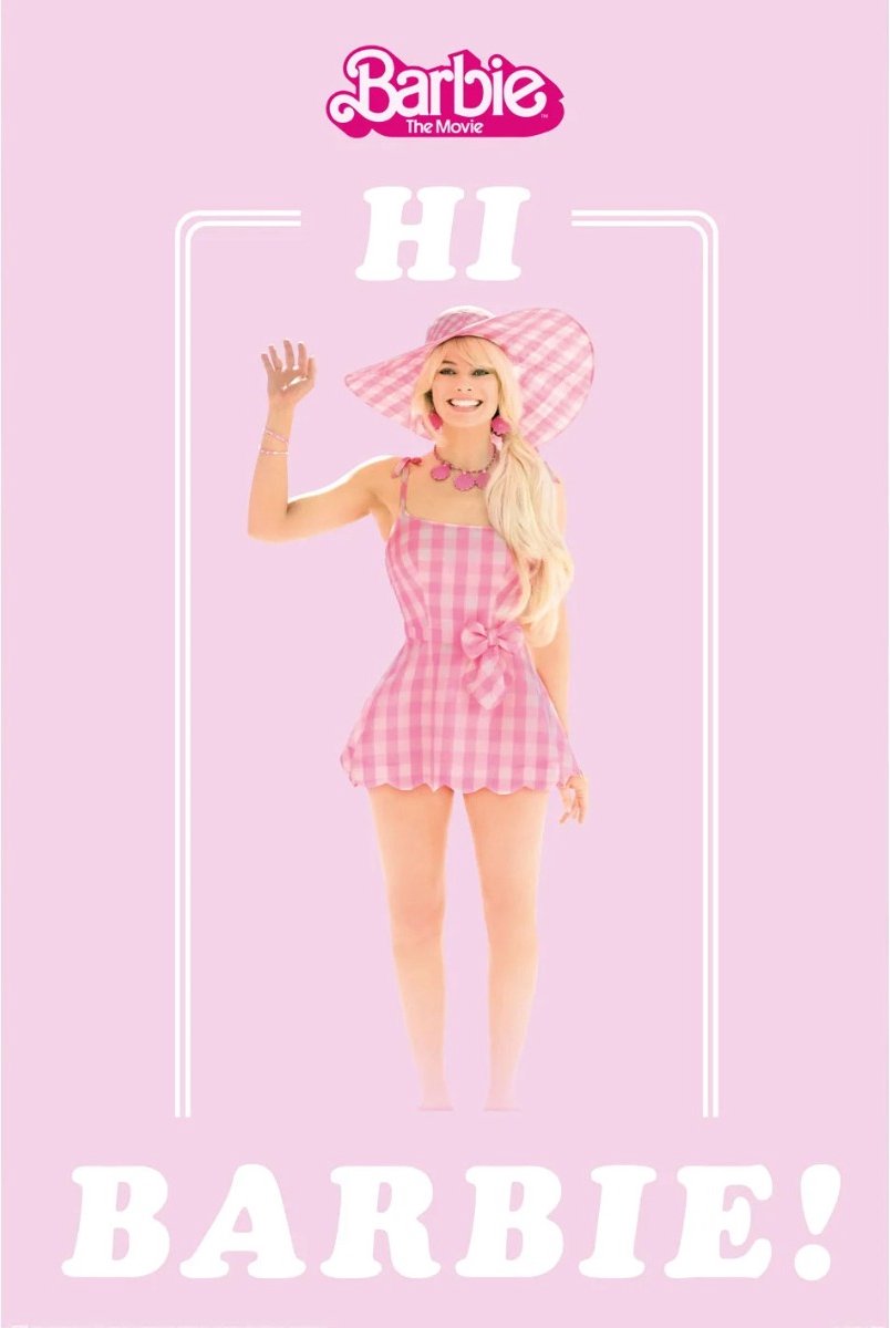 Barbie Movie Hi Barbie Poster 61x91.5cm