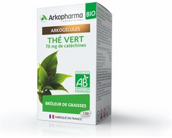 Arkopharma - Groene Thee Bio om het Figuur te Verfijnen (Vetverbrander) - 130 Capsules 2 per Dag
