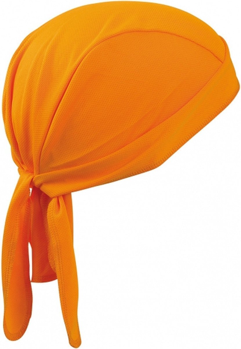 CHPN - Bandana - Sport bandana - Sportmuts -Oranje - Sportmutsje - Bandana voor Volwassenen - One size - Ventilerend