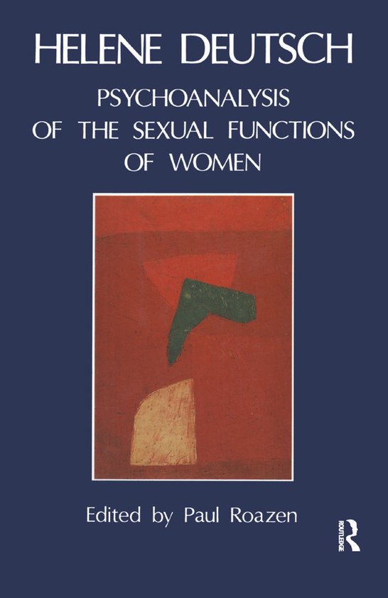 The Psychoanalysis of Sexual Functions of Women - cover