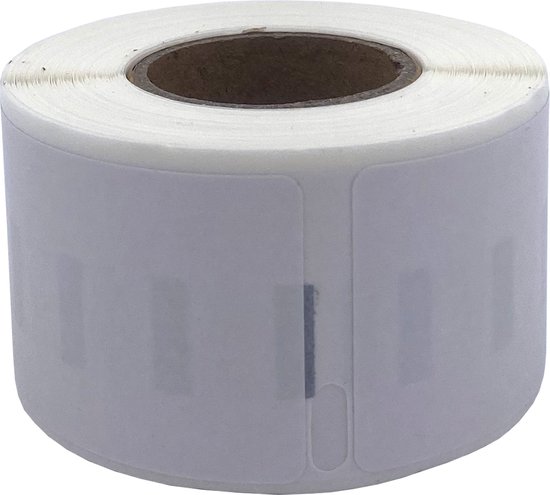 DULA - Étiquettes Dymo Compatible Wit 99010 - 89 x 28 mm - 130 Étiquettes par rouleau - Étiquettes d'adresse S0722370 - 1 rouleau