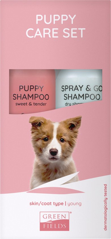 Greenfields Vacht Verzorging Set voor Puppy - Shampoo