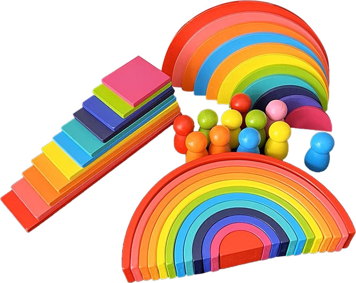 EverGoods Regenboog Speelgoed – Montessori Speelgoed – Educatief Speelgoed  –... | bol.com