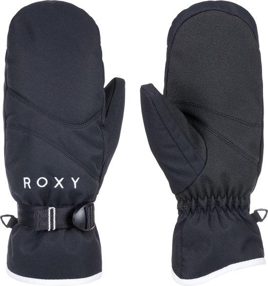 Roxy Wintersporthandschoenen Jetty Solid Volwassenen Vrouwen Snowboard/Skiwanten - Xl Zwart