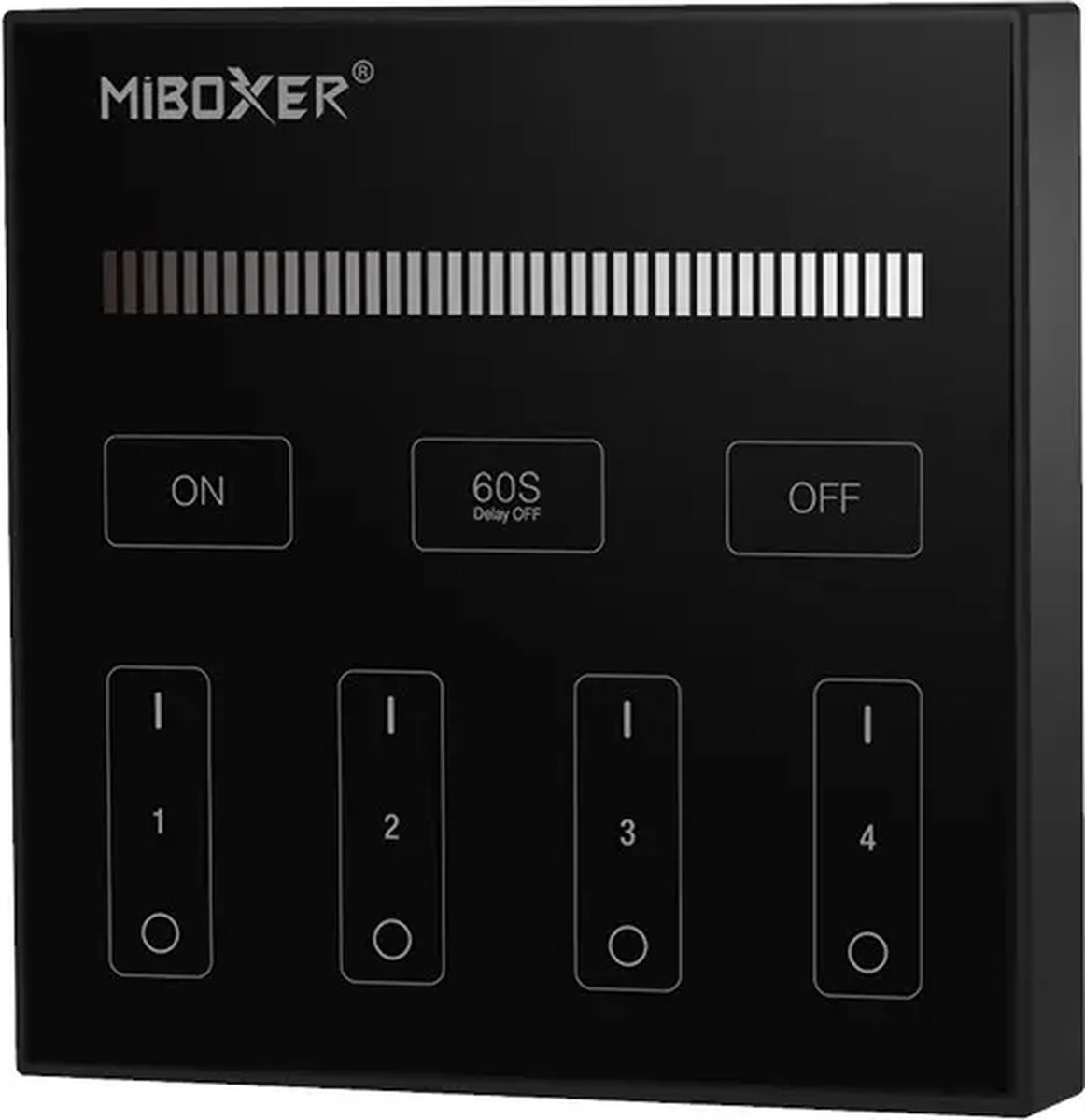 MiBoxer controlador de tira led táctil RF, 2,4G, 2,4 GHz, DIM, RGBW, RGB, CCT, WIFI, Panel