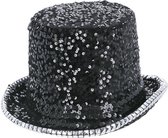 Smiffy's - Costume de Magicien - Chapeau à Paillettes Showmaster Zwart - Noir - Déguisements - Déguisements