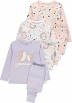 Pyjamas 3 Filles - Automne - Hérisson - Taille 4 ans