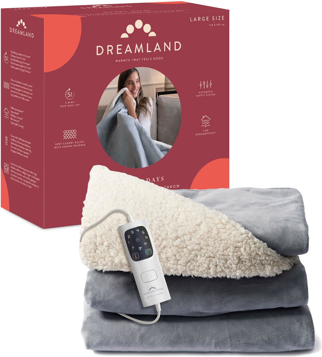 Dreamland Warmtedeken 16693 | Elektrische dekens&kussens | 8007403169930
