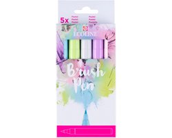 Ecoline Brush Pen set Pastel | 5 colours