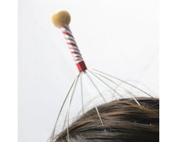 Waledano® Hoofdmassage Spin - Hoofd Massage - Scalp Brush - Anti jeuk - Anti Stress - Massage Apparaat - Ontspanning - Rood