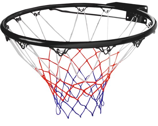 Angel Sports Basketbalring - Met Net - Diameter 46 cm - Zwart
