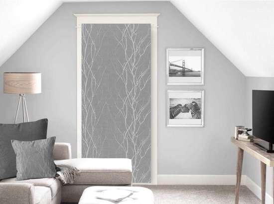 Paneelgordijn "Liane", polyester, grijs, 70 x 200 cm