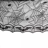 Halloween Tafellaken Tafel Decoratie Halloween Decoratie Halloween Versiering Tafelkleed Zwart - 1 Stuk