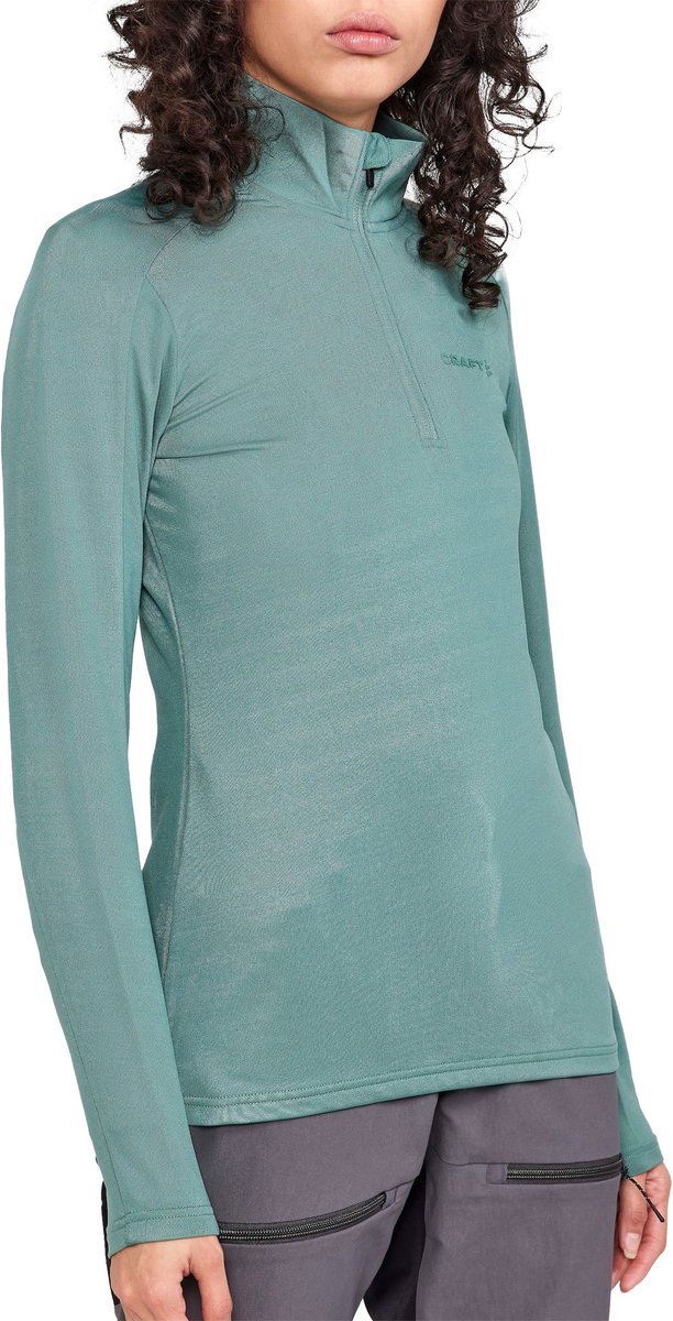 Core Gain Wintersportpully Vrouwen Groen
