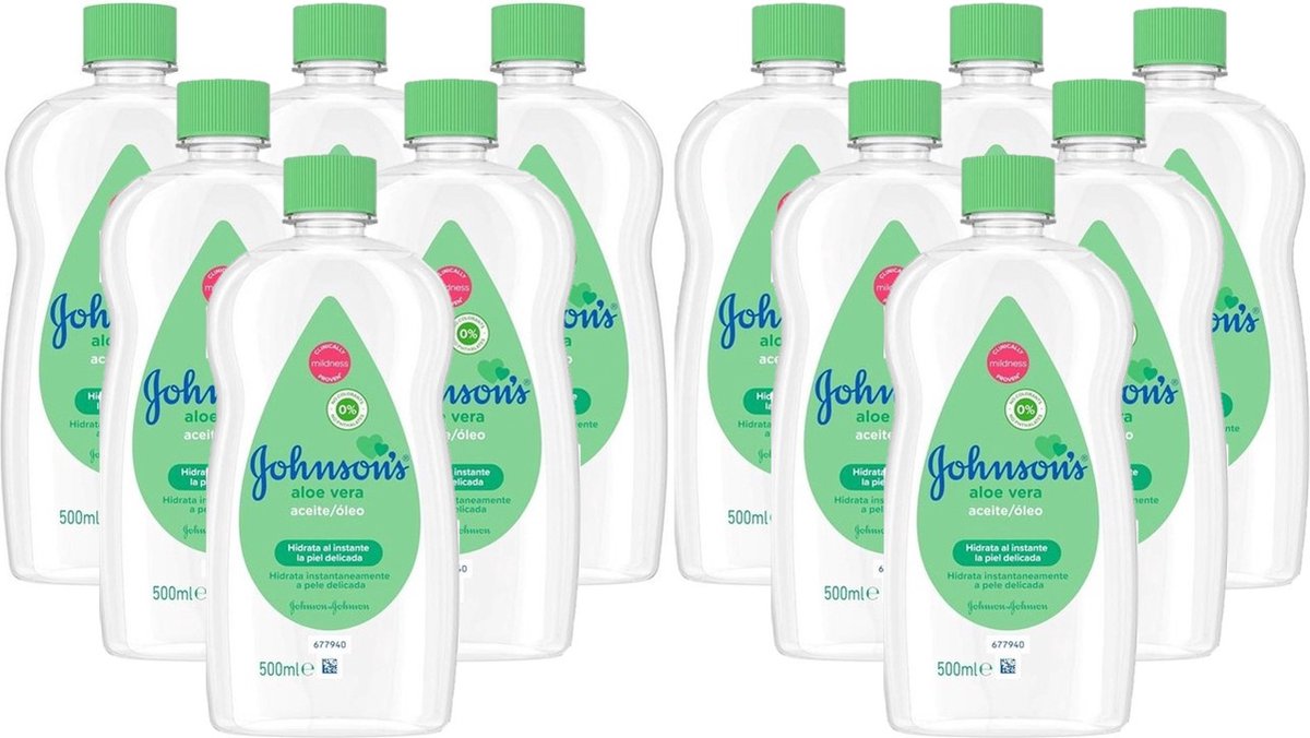 Goedkoopste JOHNSON'S ® Aloë Vera Olie - Jumbopak - 12 x 500 ml