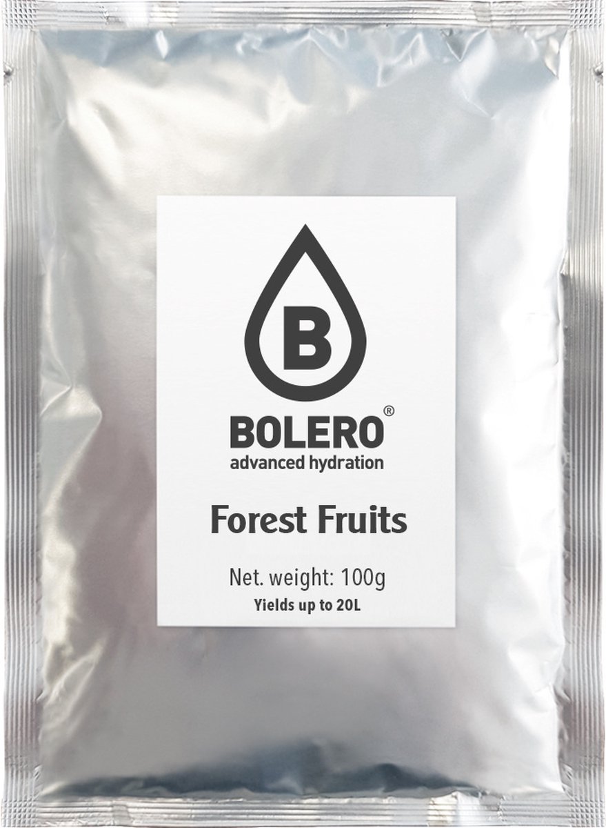 Bolero Siropen - Bulk / Grootverpakking Bosvruchten (zak van 100 gram)