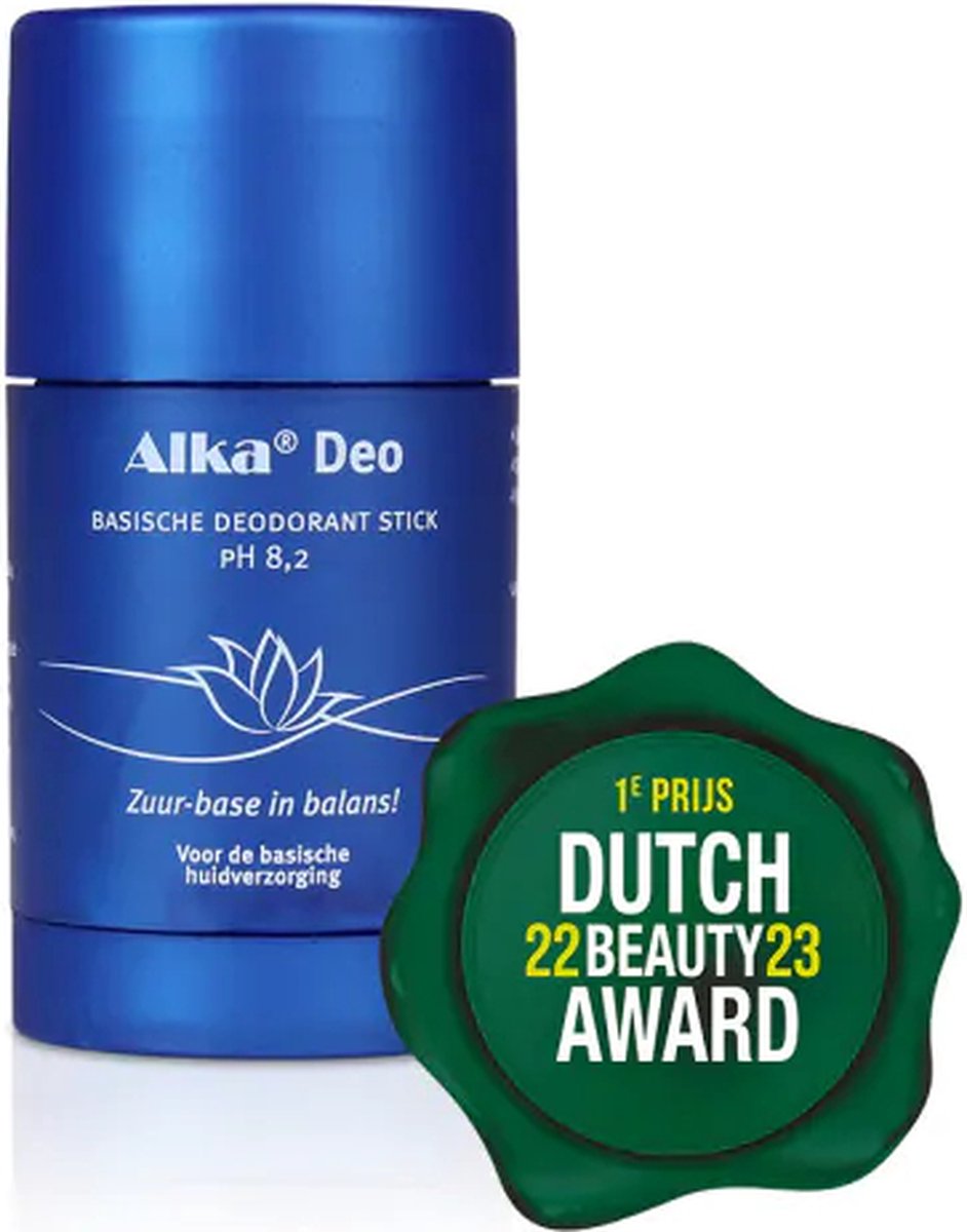 Alka® Deo 25ml - Basische Deo pH 8,2 - Vegan & Natuurlijke Deodorant - 0% Aluminium - Deodorant Stick - Unisex