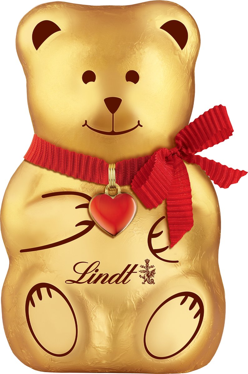 Lindt TEDDY melkchocolade 200 gram - Kerstchocolade - Kerstcadeau - Chocolade beer