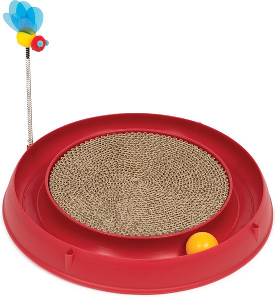 Catit Play Ball Toy with Scratch Pad