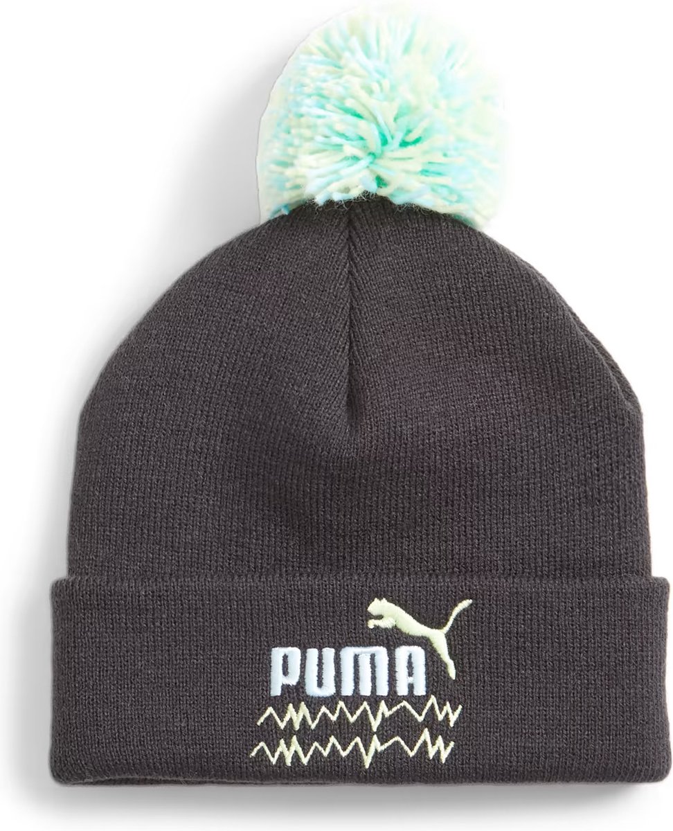 Puma muts pompon Kids mixmatch Zwart