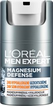 L'Oréal Paris Men Expert Magnésium Defense Crème de Jour Hydratante 24h Hypoallergénique - 50 ml