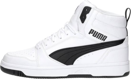 PUMA Rebound v6 Unisex Sneakers - Wit/Zwart