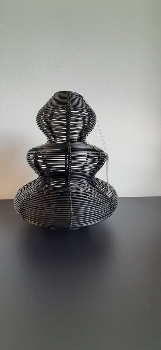 Light & Living Hurricane 'Christmas Tree' - Matzwart