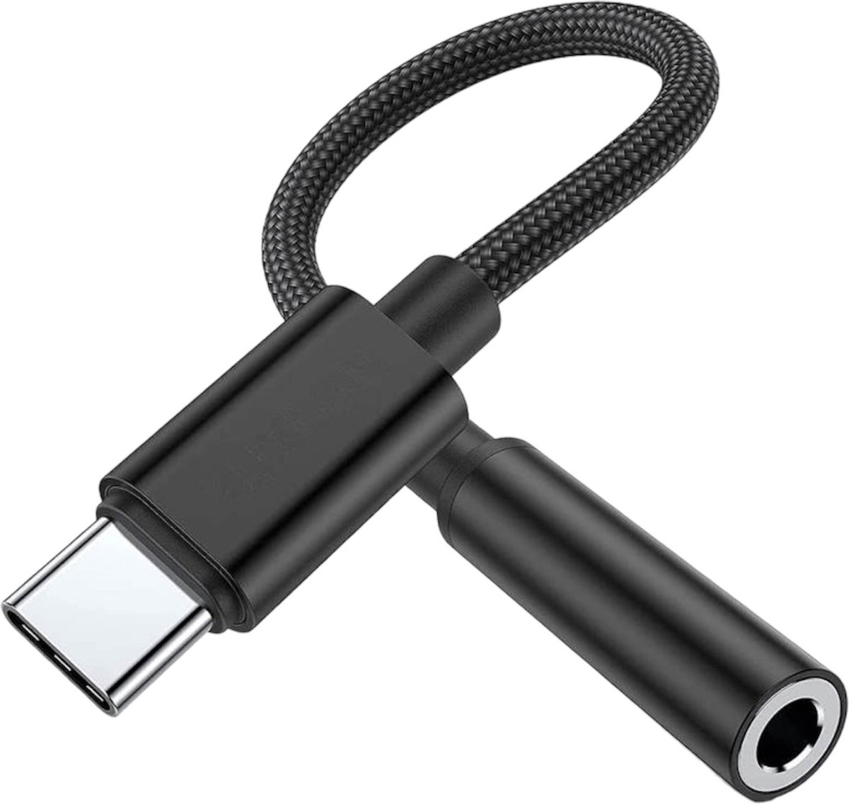 JUALL USBC naar 3.5mm Jack Adapter Aux naar USB C Kabel Audio