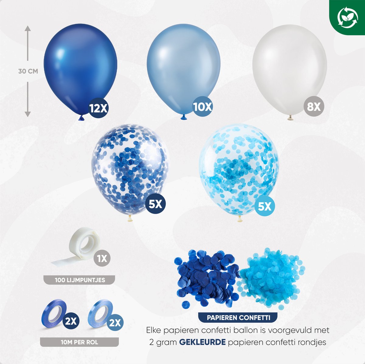 5 pièces Accessoire 10m Vert Ruban Ballon, Mode en ligne