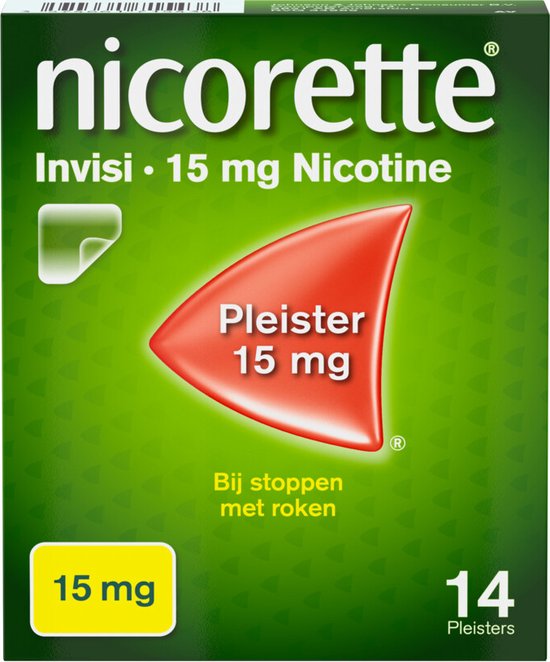 Nicorette Pleisters 15mg + Nicorette kauwgom mint 2mg 30 stuks Pakket |  bol.com