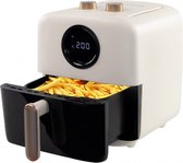Mobiclinic Limos - Heteluchtfriteuse - Olievrije friteuse - Capaciteit 5L - 10 programma's - 1500W - Tot 200ºC - Transparant venster - LED display - Airfryer - Warmteafvoersysteem - Thermische convectiecyclus