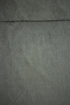 Regenjas stof waterwerende stof waterproof oudgroen/grijs 1 meter - modestoffen voor naaien - stoffen