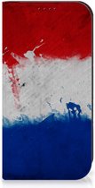 Flip Cover Geschikt voor iPhone 15 Pro Telefoonhoesje Nederlandse Vlag