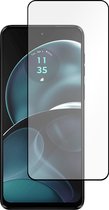 Cazy Full Cover Glass Screen Protector geschikt voor Motorola Moto G14/G54 5G - Zwart